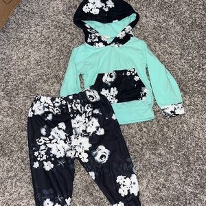 12M baby girl hoodie outfit